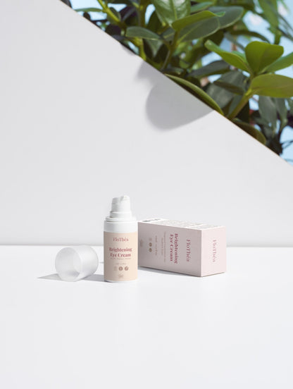FloThéa Brightening Eye Cream—Reduces Puffiness & Dark Circles, Fragrance-Free