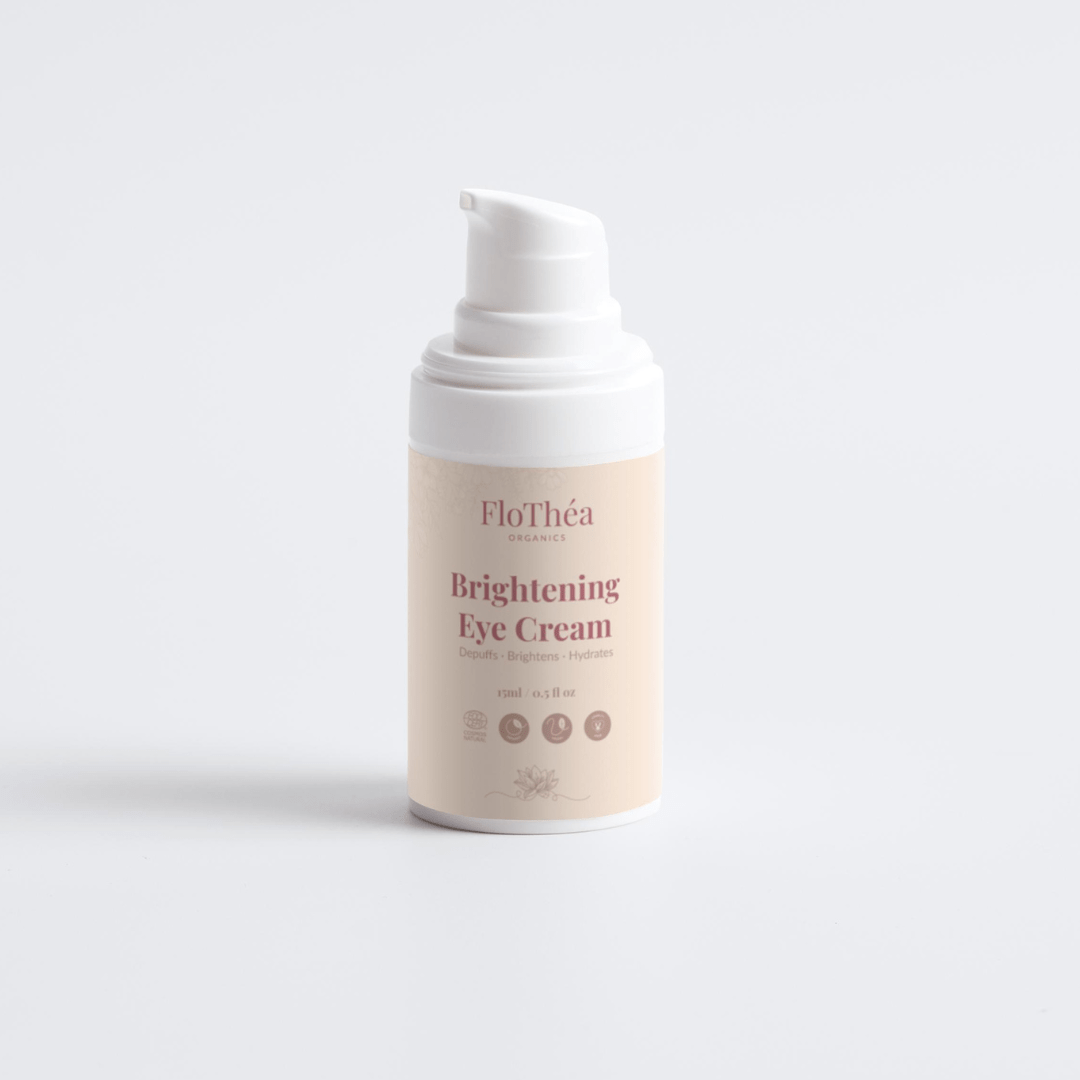 FloThéa Brightening Eye Cream—Reduces Puffiness & Dark Circles, Fragrance-Free