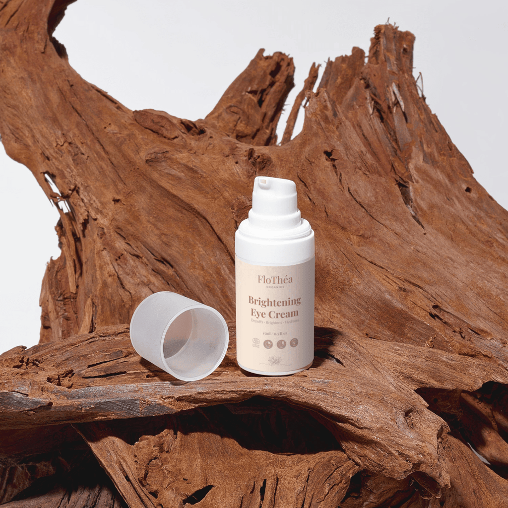FloThéa Brightening Eye Cream—Reduces Puffiness & Dark Circles, Fragrance-Free