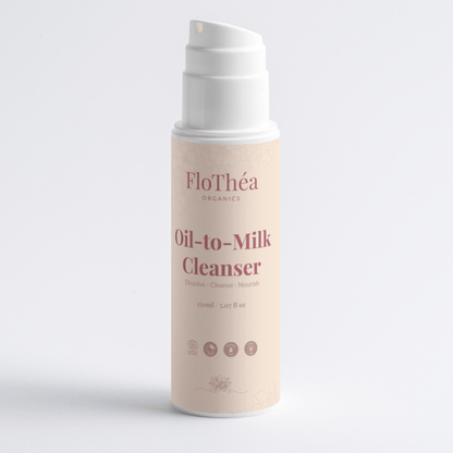 FloThéa Oil-To-Milk Cleanser – Gentle Makeup Remover for Sensitive Skin