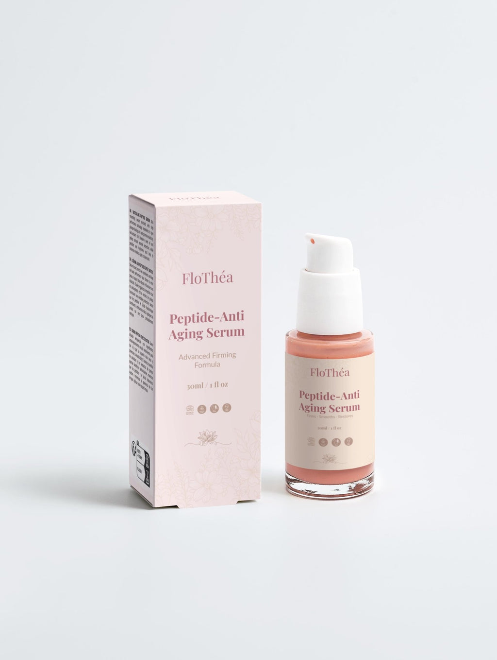 FloThéa Peptide Anti-Aging Serum – Firming, Wrinkle-Reducing, Fragrance-Free