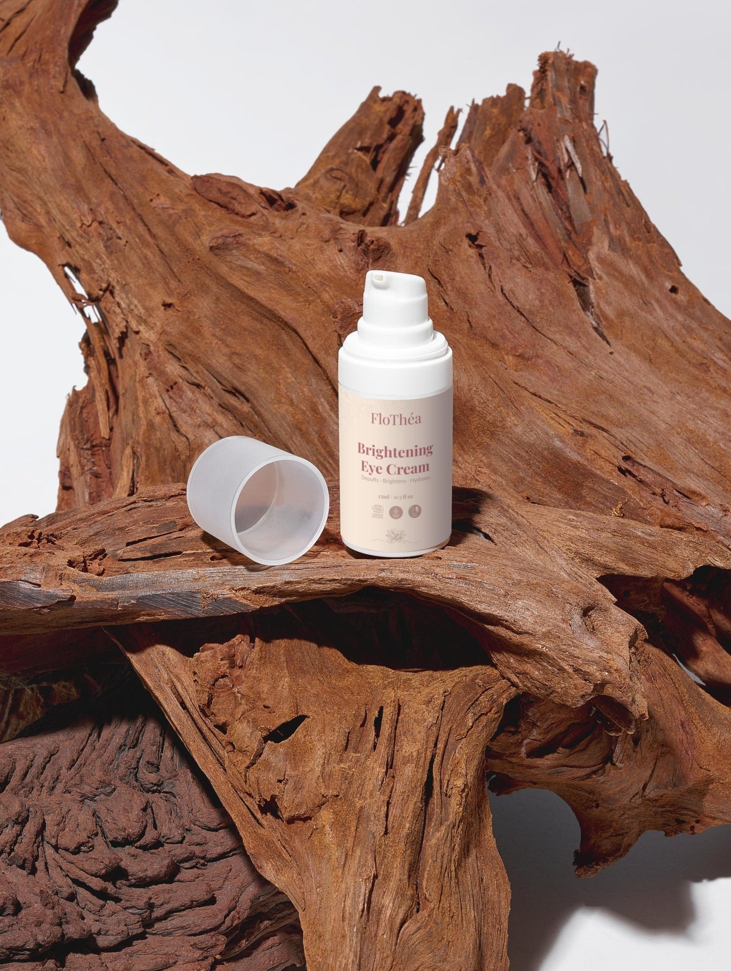 FloThéa Brightening Eye Cream—Reduces Puffiness & Dark Circles, Fragrance-Free