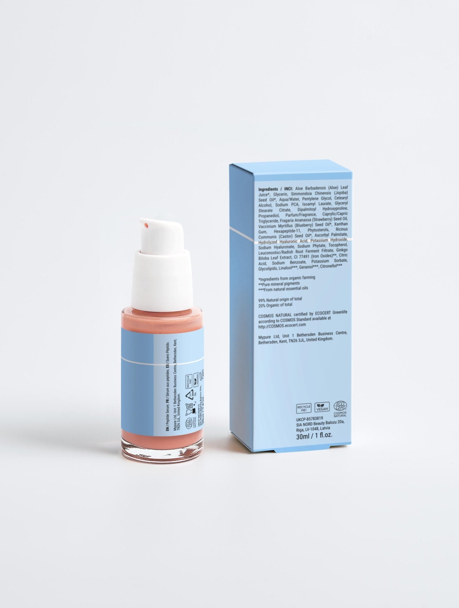 Peptide–Anti Aging Serum – Advanced Firming Formula - FloThéa Organics