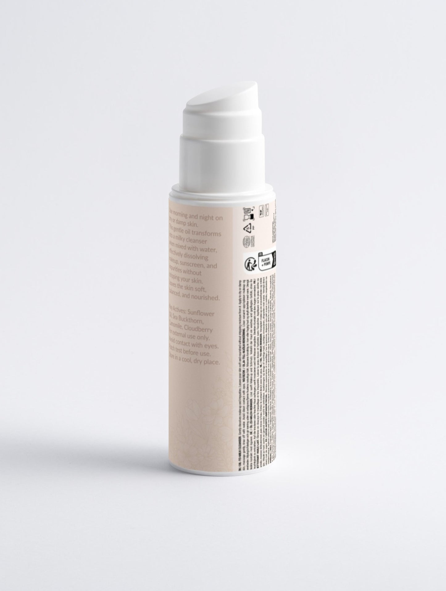 FloThéa Oil-To-Milk Cleanser – Gentle Makeup Remover for Sensitive Skin