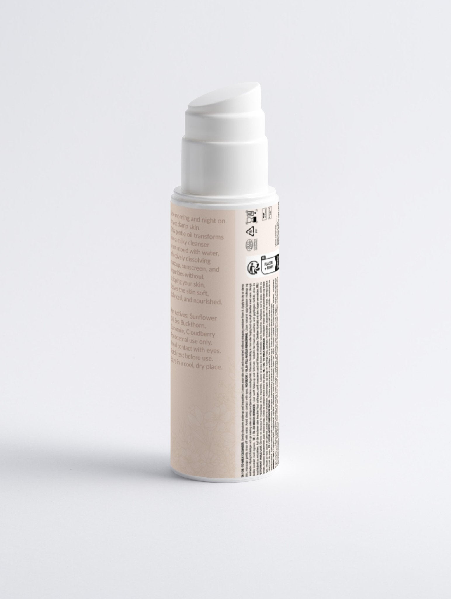 FloThéa Oil-To-Milk Cleanser – Gentle Makeup Remover for Sensitive Skin
