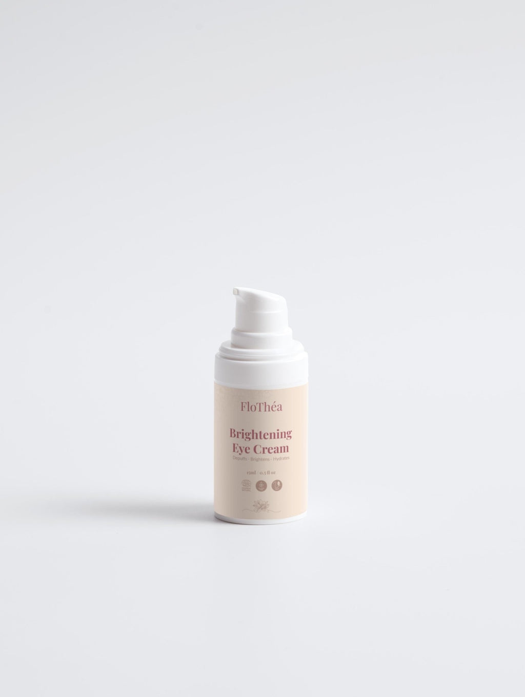 FloThéa Brightening Eye Cream—Reduces Puffiness & Dark Circles, Fragrance-Free