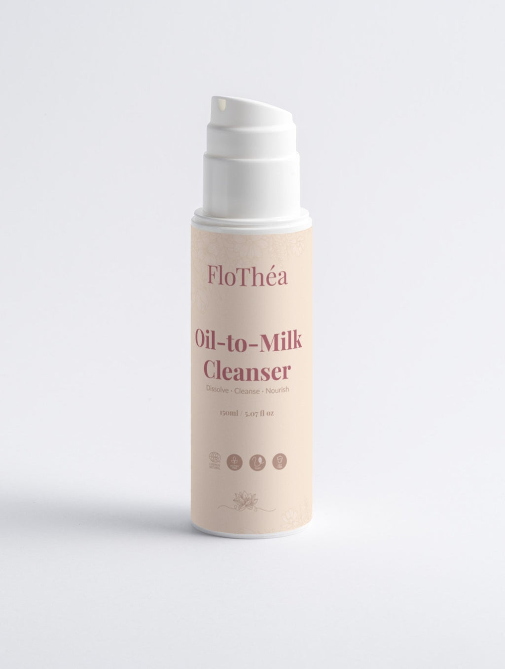 FloThéa Oil-To-Milk Cleanser – Gentle Makeup Remover for Sensitive Skin