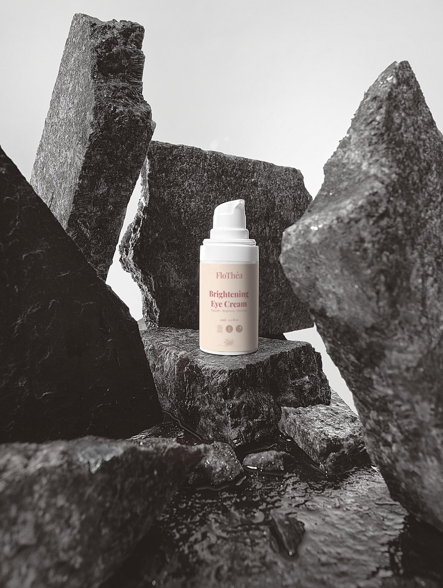 FloThéa Brightening Eye Cream—Reduces Puffiness & Dark Circles, Fragrance-Free